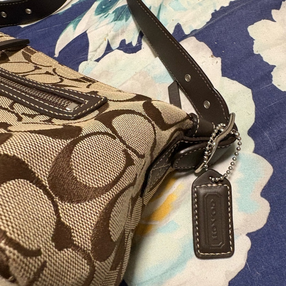 Coach Rich Brown Fabric Interior